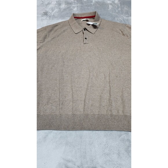 Hawker Rye Men's 3XL Brown Heathered Sweatshirt Polo NWT - Picture 5 of 10